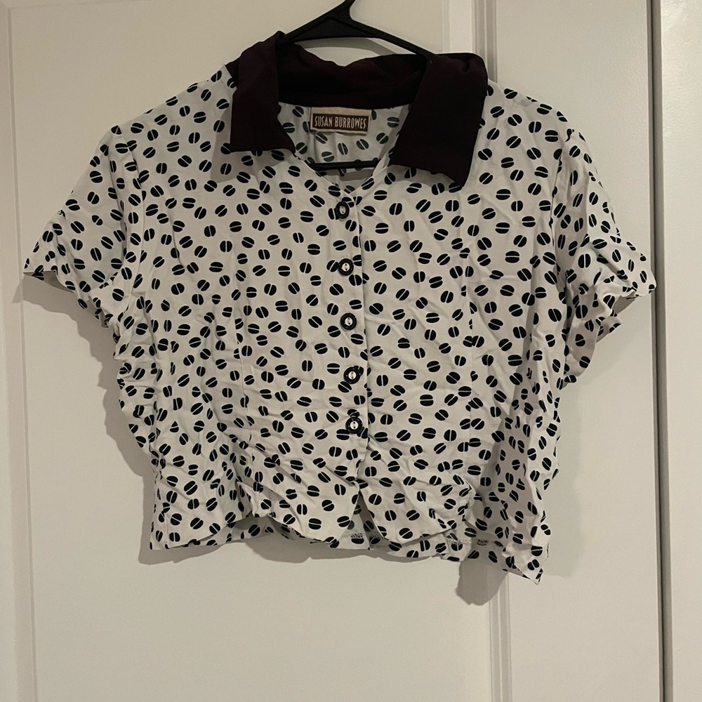 Susan Burrowes Crop Top Blouse